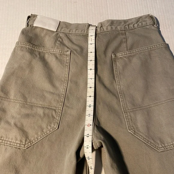 Everlane Gardner Jeans Moss Wide-Leg Pants Size 29 - Picture 8 of 16